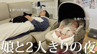 【生後5ヶ月】妻不在の夜、ワンオペ育児のリアル