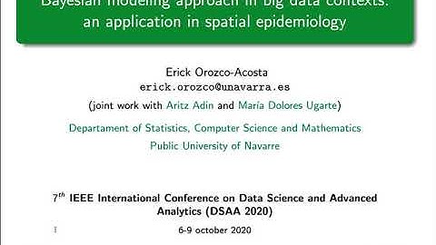 Bayesian Modeling Approach in Big Data Contexts: an Application in Spatial Epidemiology