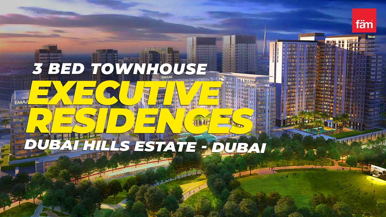 Stunning 3 Bed Townhouse in Executive Residences 2, Dubai Hill Estate - Dubai