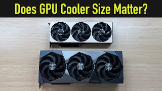 Do You Really Need the Monster Cooler? Big vs Small GPU Comparison