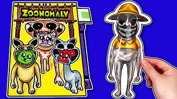 DIY Zoonomaly🌲& 🐱Smiling Critters Game Book（➕Catnap & Zookeeper Squishy）Poppy Playtime Chapter 3