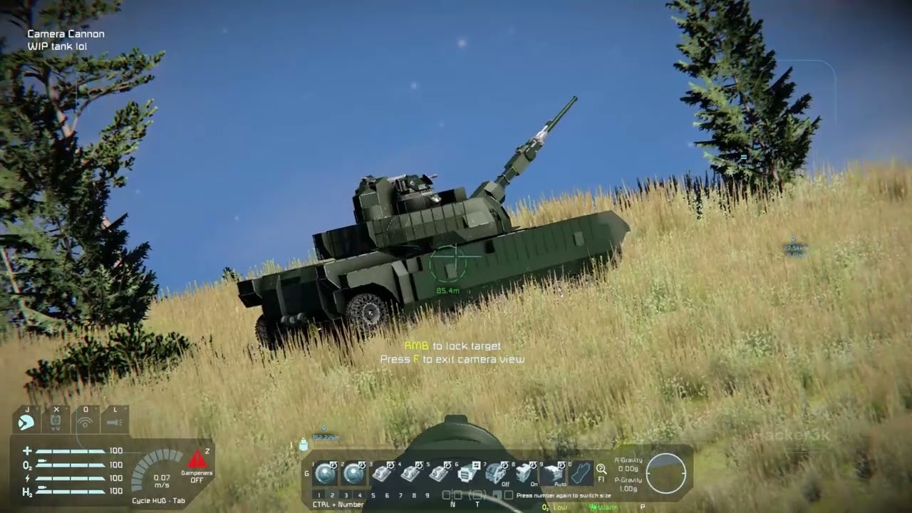 Main Battle Tank in Space Engineers showcase