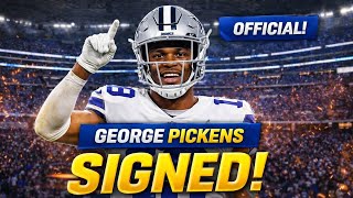 🚨1 HOURS AGO🏈🔥George Pickens Officially announced in Cowboys For 3 Years Contracts✅✅ Championsship🔥🔥
