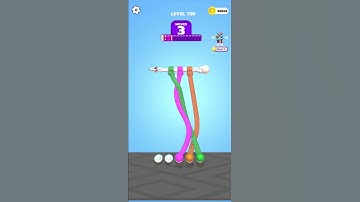 Tangle master 3D / New android to game play #730 #shorts