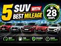 SUVs With Best Mileage Under Rs 20 Lakh In India: Hyundai Creta, Kia Seltos, Skoda Kushaq & More