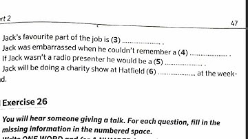 Multilevel listening part 2 exercise 25