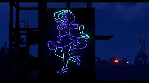 painting animated neon signs in Rust