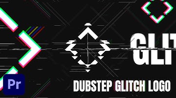 Dubstep Glitch Logo | Premiere Pro Template | Tutorial | Download