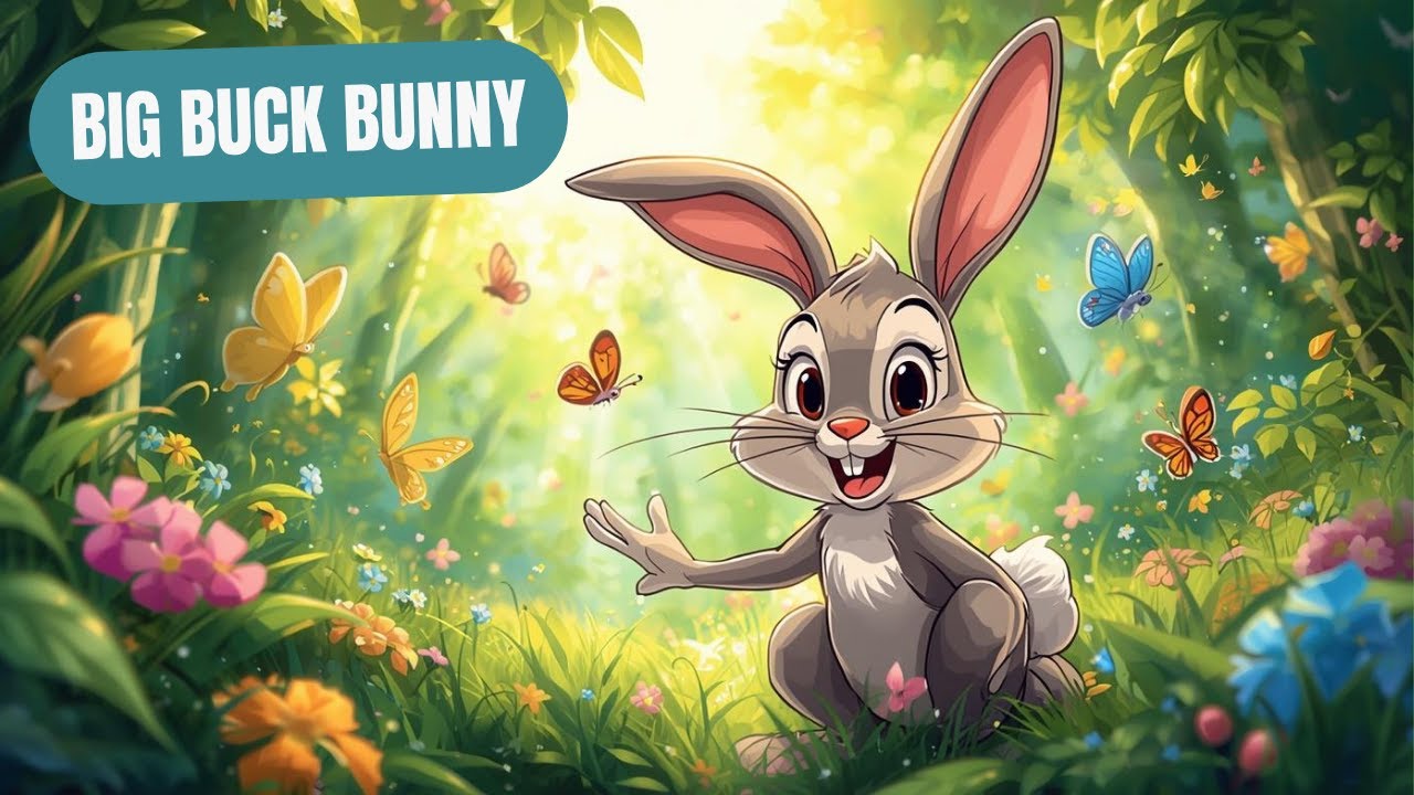 Big Buck Bunny 🐰 | Funny Cartoon Movie for Kids | PlayToon TV Animated Short Film