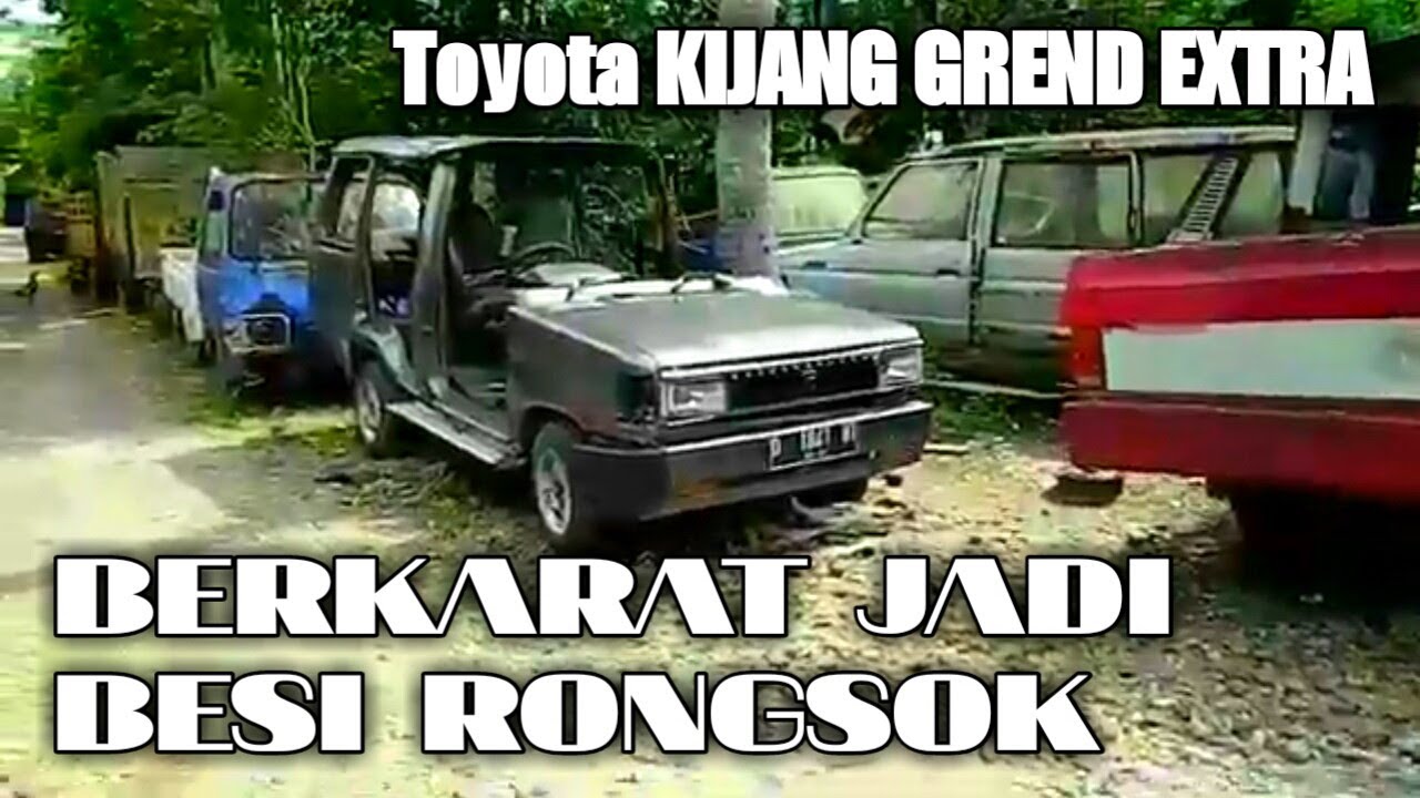 TOYOTA Kijang Jadi Besi Rongsok/ Menumpuk Berkarat Jadi pretelan