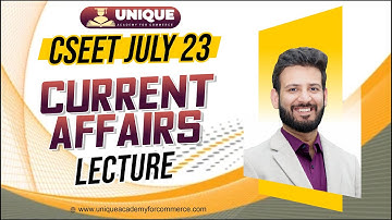 CSEET FIR NAYI SHURUWAT | CURRENT AFFAIRS |  L - 1  | CA SAUMIL MANGLANI SIR