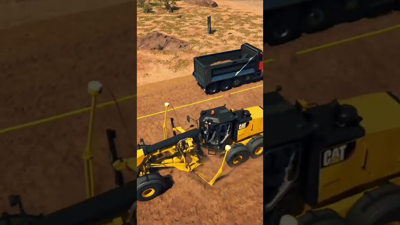 Motor grader is a beast in Construction Simulator!