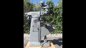 Bridgeport Mill Vertical Milling Machine 42” table Axis 3/4 hp 230V Single Phase