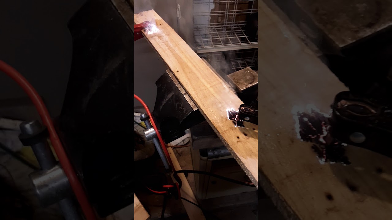 Lichtenberg burning in action. YouTube