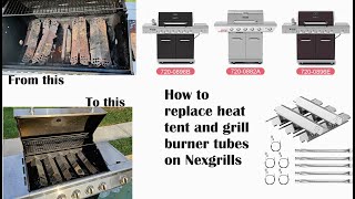 Nexgrill heat tent and burner tube replacement