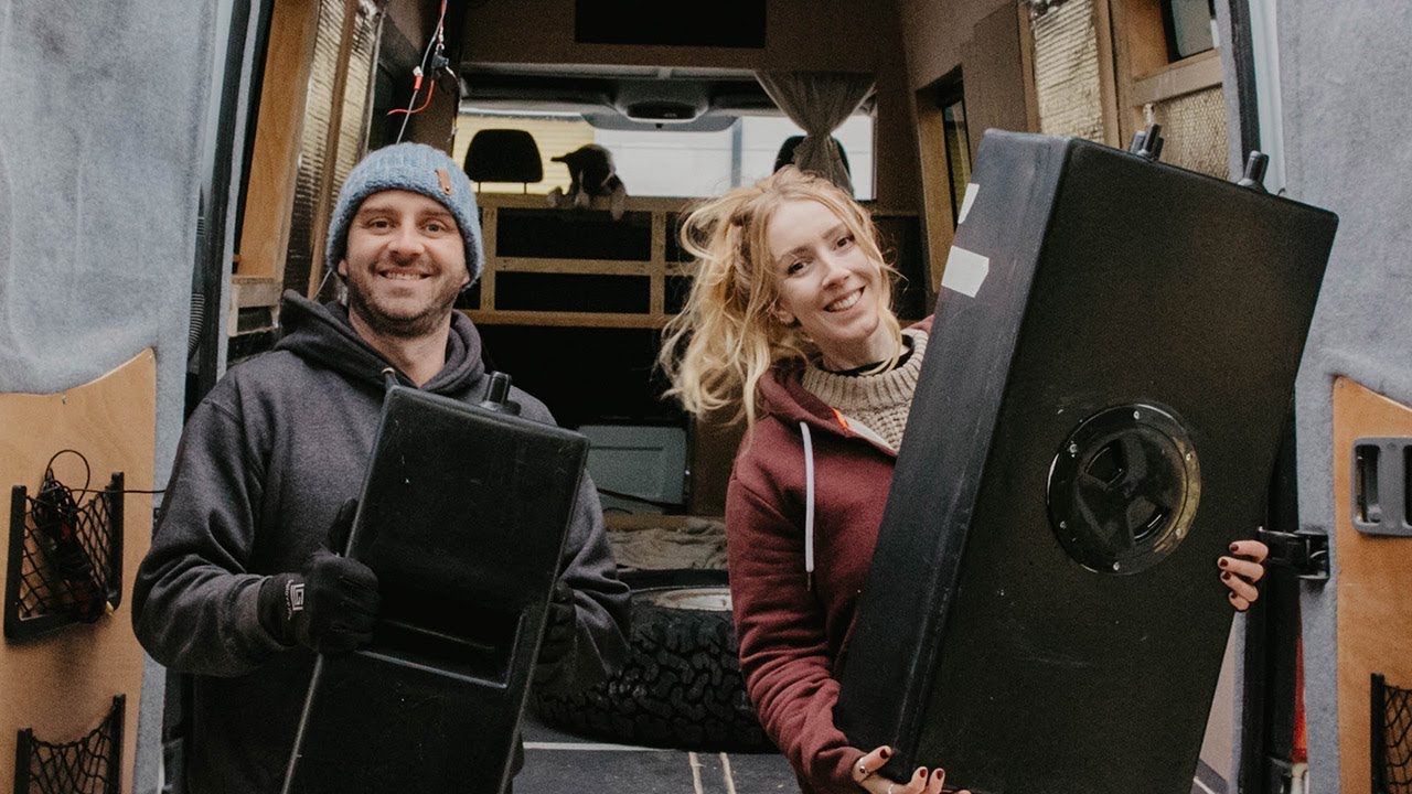 VAN BUILD SERIES: Fitting Our New Water Tanks! 💦