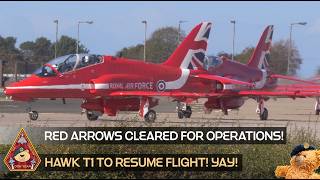 AVIATION NEWS 26.09.26: RAF HAWK T1 / RED ARROWS CLEARED TO RESUME OPERATIONS YAY! BACK TO FLIGHT