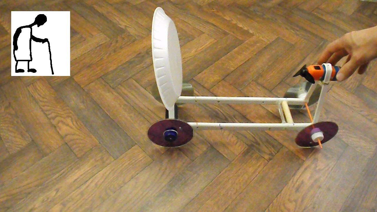 Grandad's Junk Pile Projects #12 Wind Powered Car Plate 
