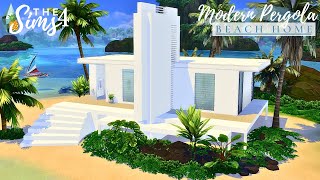 Modern Pergola Beach Home No Cc Stop Motion Sims 4