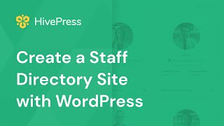 How to Create a Staff Directory Website with WordPress for Free [No Coding]