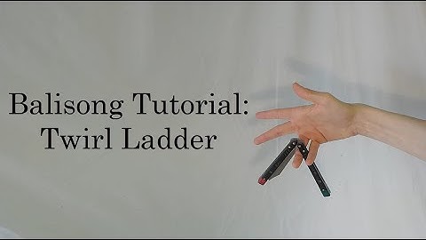 Advanced Balisong Tutorial: Twirl Ladder