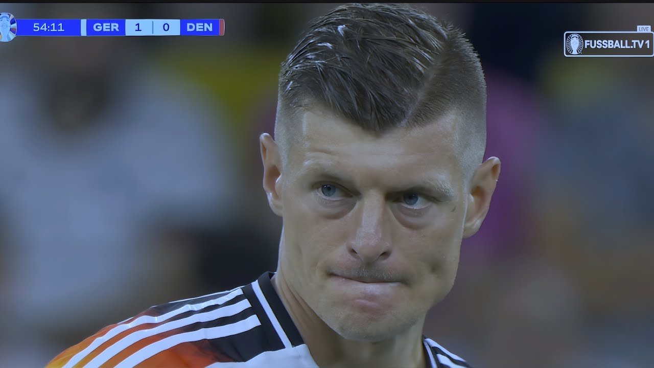 Toni Kroos vs Denmark - UHD 4K | EURO 2024 | Stadium Sound