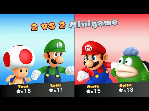 Mario Party 10 - Mario vs Luigi vs Spike vs Toad - Whimsical