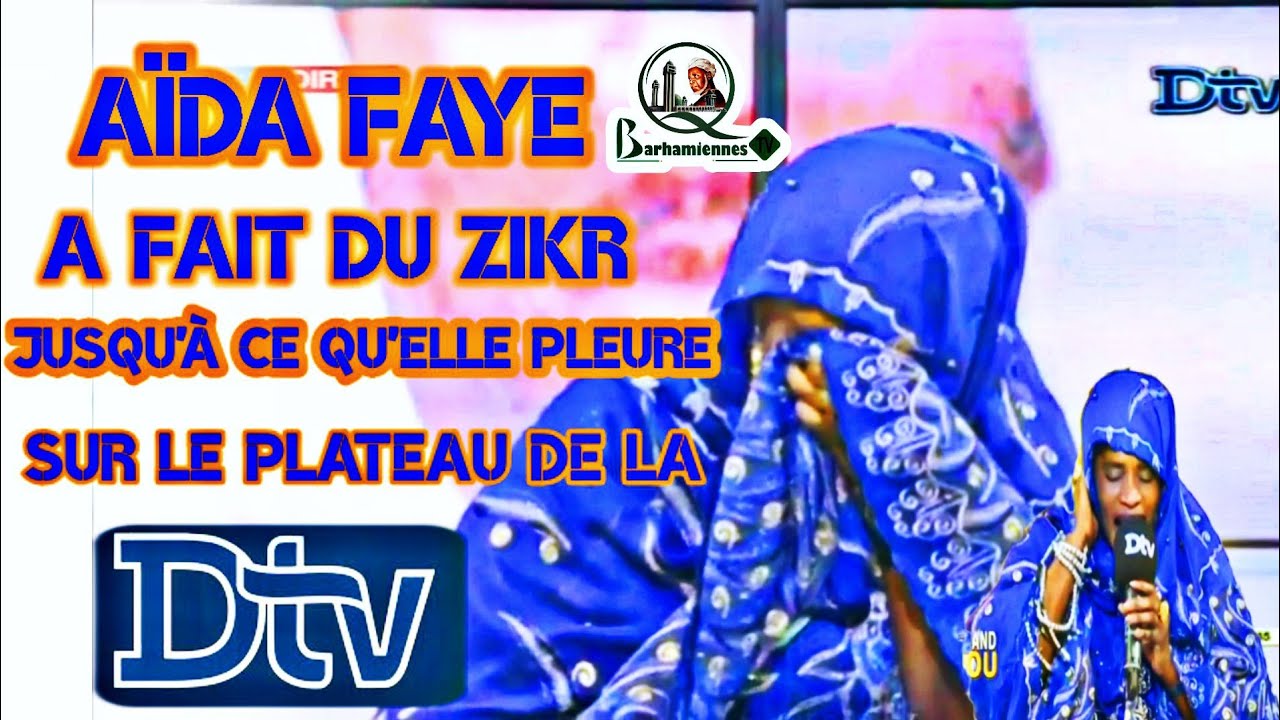 Baye Niass-En raison de ses zikr Aïda faye a finalement versé de chaudes larmes sur le plateau  Dtv