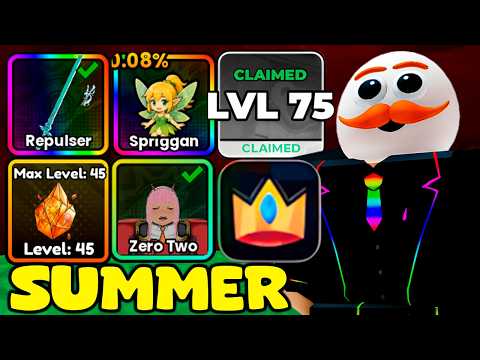 NOVOS TÍTULOS, ESPADAS, LEVEL REWARD na ATUALIZAÇÃO de SUMMER no ANIME ASTRAL