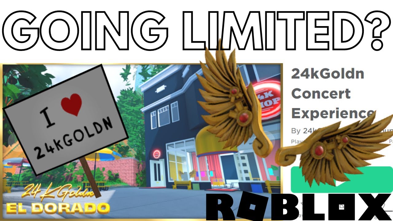Are the 24k Goldn Roblox Event Items Going Limited?