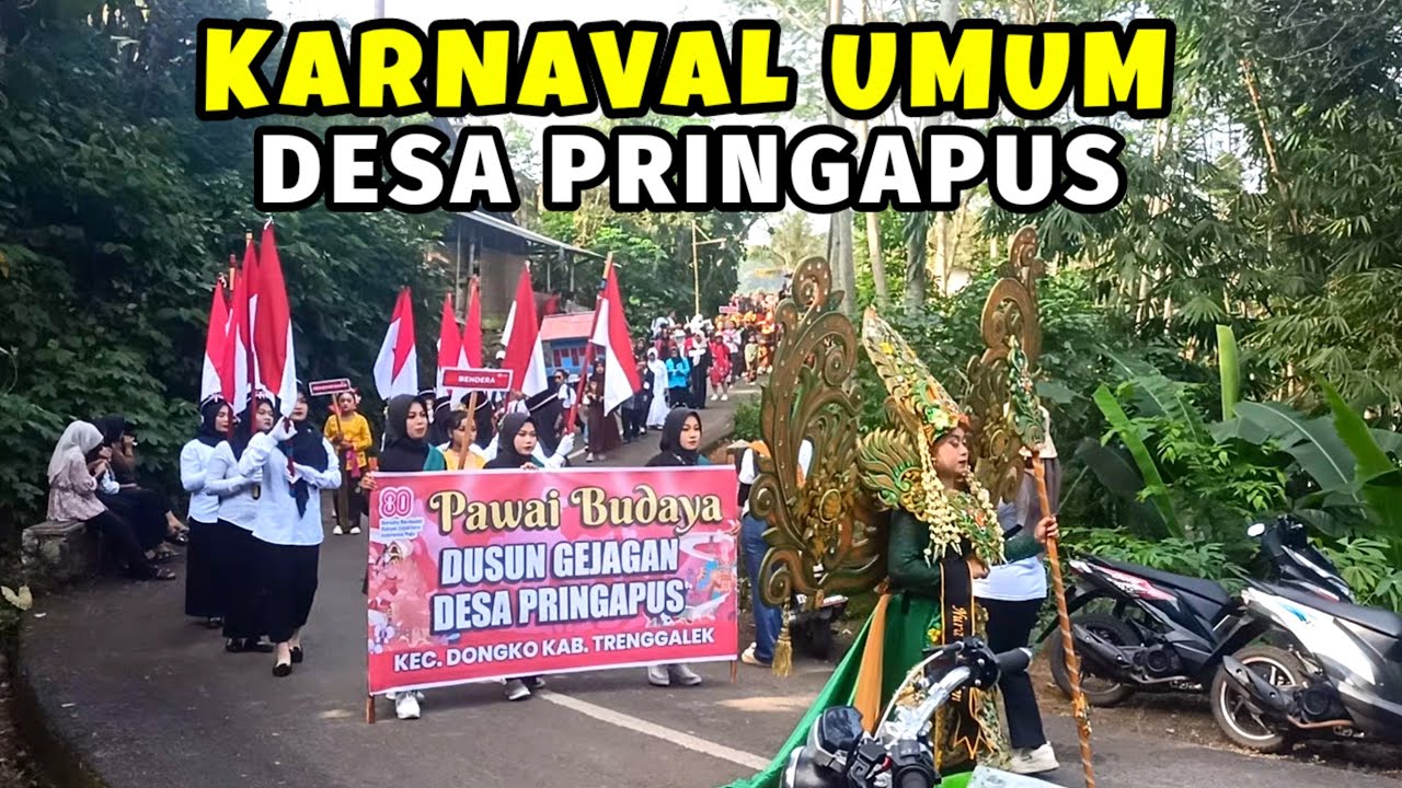 Karnaval umum se desa Pringapus Dongko Trenggalek 