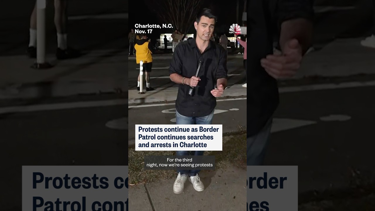 Protests continue as Border Patrol continues searches and arrests in Charlotte