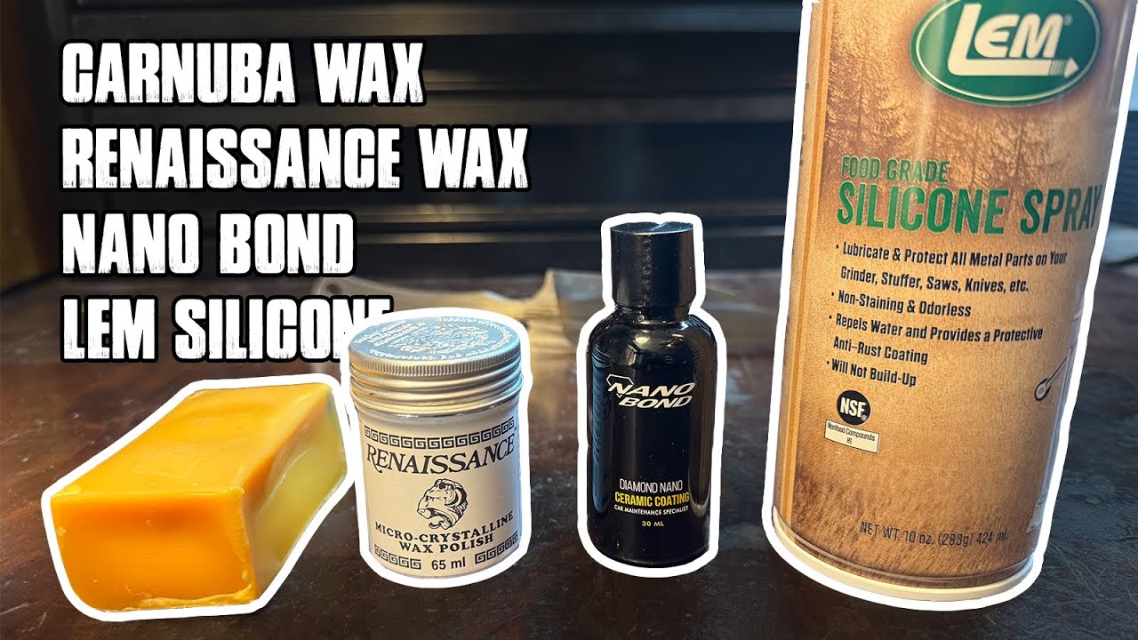 Knife Coatings Shootout!  Carnuba Wax, Renaissance Wax, Nano Bond and LEM Spray Draw Irons.