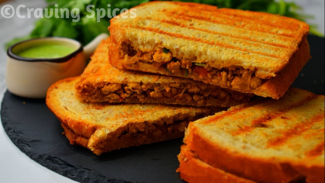 Chicken Keema Sandwich Recipe YouTube