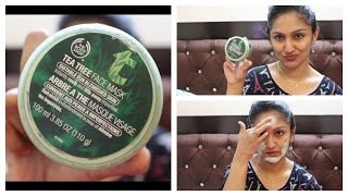 The Body Shop Tea Mask Review & | Mask for Acne Skin - YouTube