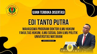 Download Lagu Ujian Terbuka PSDIH FHISIP UNRAM 2026 - Edi Tanto Putra MP3
