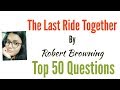 The Last Ride Together Top 50 Questions for MP TET/TGT/PGT