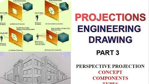 PERSPECTIVE PROJECTION // ENGINEERING DRAWING // KERALA PSC CIVIL