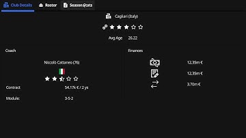 [Dev Log] Football Manager in golang and Fyne, Few First Screens of Team Management