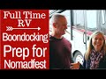 How to Boondock (PREP FOR A RALLY) Full Time RV