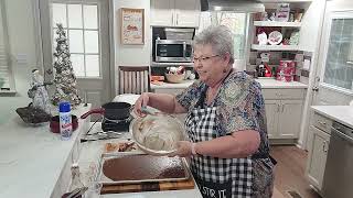 Food & Family makes Texas Sheet Cake