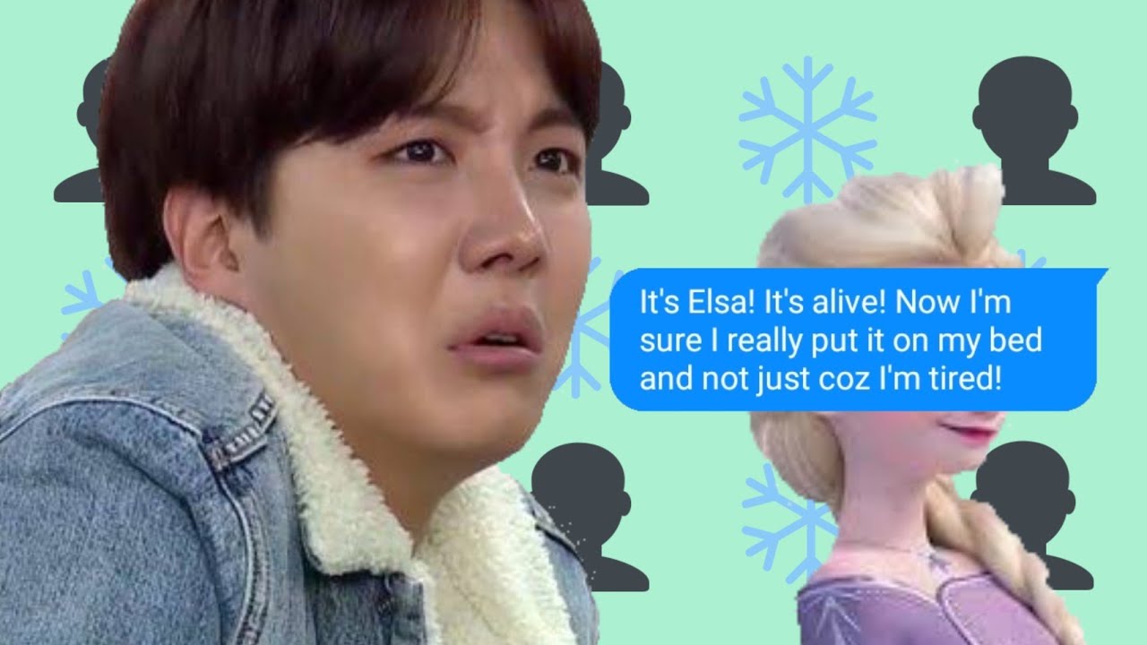 bts texts - the one with the haunted elsa doll