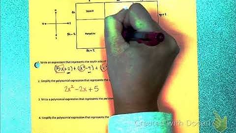 Polynomials with Area and Perimeter