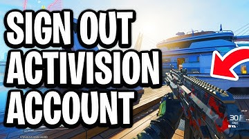 How to SIGN OUT and UNLINK your ACTIVISION ACCOUNT in BLACK OPS 7 - Full Guide