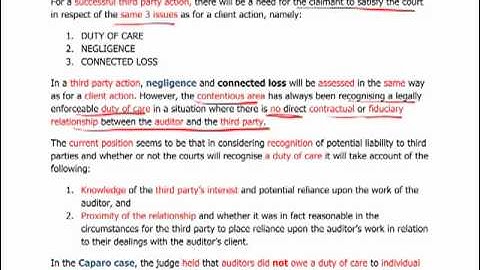 ACCA P7 - 4. Auditors