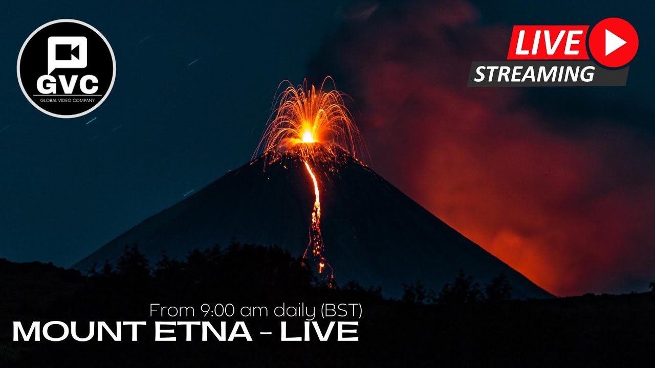🌋 LIVE Mount Etna, Sicily - Italy's Beautiful Mountain - Volcano Eruptions Live