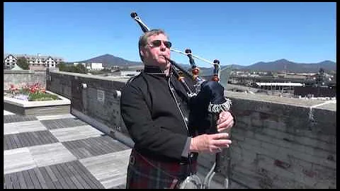 Burt Mitchell, Bagpiper
