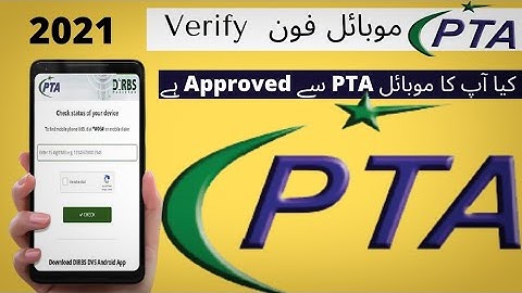 How to check your Mobile Registered with PTA (PTA Device verification system )