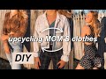 STEALING and UPCYCLING my mom's old clothes ~DIY THRIFT FLIP~