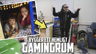 Bygger Ett HEMLIGT GAMINGRUM - Morsan Hade Ingen Aning